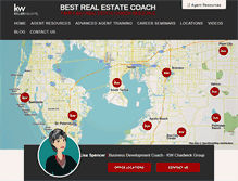 Tablet Screenshot of bestrealestatecoach.com